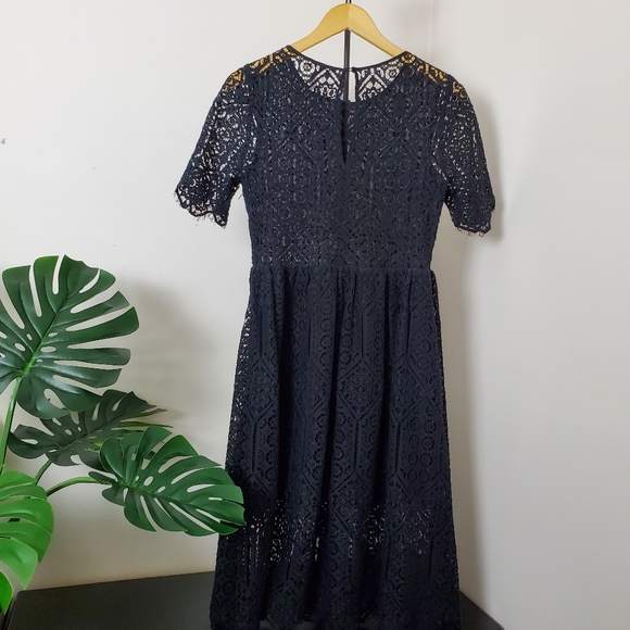 H&M black lace dress, Size 4 - Picture 2 of 10
